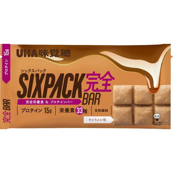 UHA味覚糖 SIXPACK完全バーキャラメル 健康食品 バランス栄養食品 栄養補助