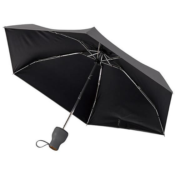 トレードワークス コンパクトボトル 遮光アンブレラ UPF50+ ブラック 傘 雨具 防水関連 日用...