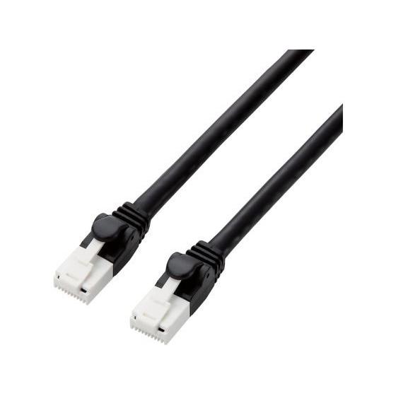 【お取り寄せ】エレコム Cat6A準拠LANケーブル 10m GM-LDGPAT BK100 アクセ...