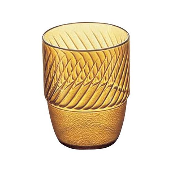 【お取り寄せ】EBM ポリカーボネイト 筋入コップ PC-22 アンバー 0897900 給食用スコ...