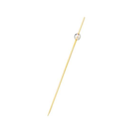 【お取り寄せ】神堂 竹製 ビーズピックス 7cm クリア 50本入 09490 1534140 キッ...