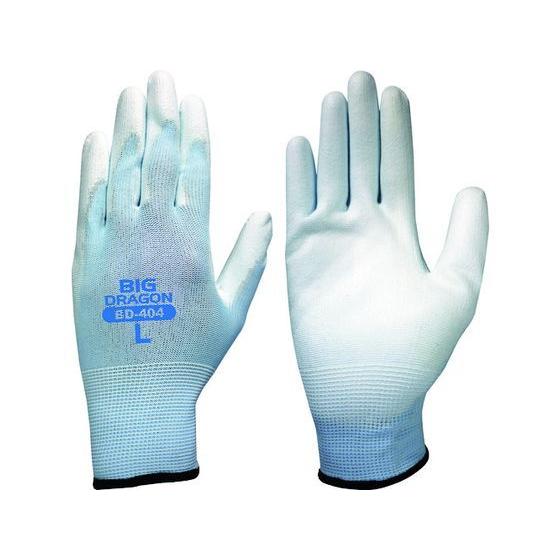 【お取り寄せ】富士グローブ ウレタンホワイト10双組BD-404 L 7070 背抜き手袋 軍手 作...