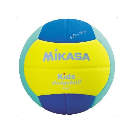 【お取り寄せ】ミカサ スマイルドッジボール 2号 イエロー/ブルー/グリーン SD20-YLG