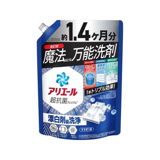 P&amp;G アリエールジェル 詰替 超ジャンボサイズ 1kg 液体タイプ 衣料用洗剤 洗剤 清掃
