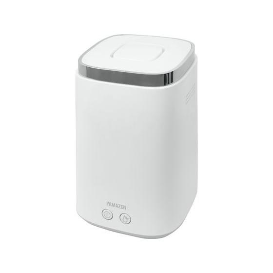 YAMAZEN 上部給水スチーム加湿器 2.4L ホワイト KS-J243-W スチーム式加湿器 加...