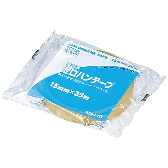 【お取り寄せ】コクヨ セロハンテープ 大巻き Sパック 15mm×35m 10個 T-SS15N セ...