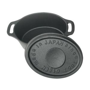 【4つセット】及源鋳造 盛栄堂 ココット キャセロール オーバル F-418 お取り寄せ】及源鋳造 盛栄堂 ココット キャセロール オーバル F-418