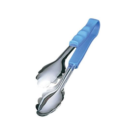 【お取り寄せ】大泉合成 PP柄 万能トング ミニ ブルー 抗菌 18-8 220mm トング 麺 パ...