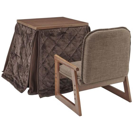 ユアサプライムス 一人用こたつ なごみ 55cm NGM-N55DLH(FBR) こたつ テーブル ...