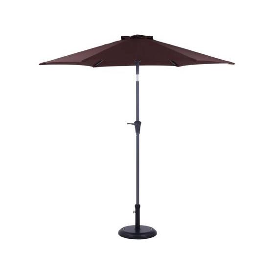 【メーカー直送】不二貿易 アルミパラソル 240cm ブラウン 37852【代引不可】パラソル ガー...