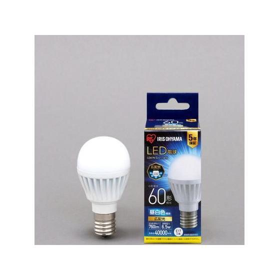 【お取り寄せ】アイリスオーヤマ LED電球 E17 広配光 60形相当 昼白色