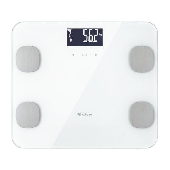 【お取り寄せ】アイリスオーヤマ 体組成計 ホワイト IBCM-211-W 体組成計 体重計 ヘルスケ...