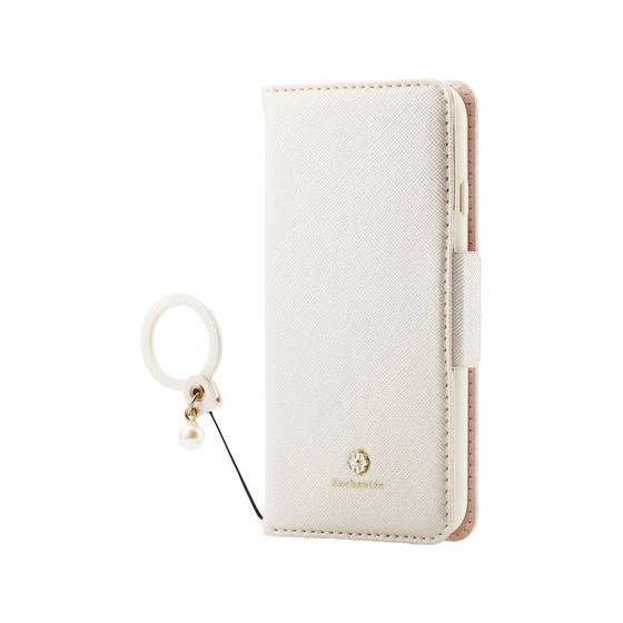 【お取り寄せ】エレコム iPhone SE 第3世代 レザーケース 手帳型 磁石付 ホワイト スマー...