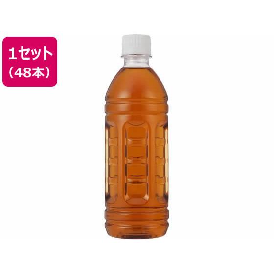 ミツウロコビバレッジ 麦茶500mL ラベルレス 24本×2箱 ペットボトル 麦茶 お茶 飲料