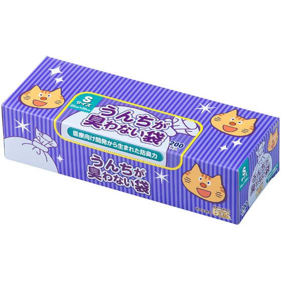 【お取り寄せ】クリロン化成 うんちが臭わない袋 BOSネコ用箱型 Sサイズ 犬 ドッグ用 ペット ト...