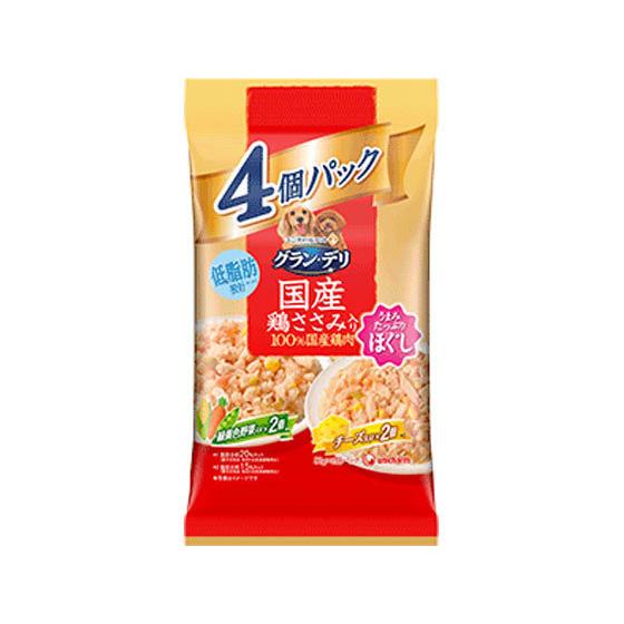 【お取り寄せ】ユニ・チャーム グラン・デリ 国産鶏ささみ ほぐし 成犬用 ユニチャームペットケア ド...