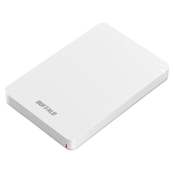 【お取り寄せ】バッファロー USB3.1ポータブルHDD 1TB ホワイト HD-PGF1.0U3-...