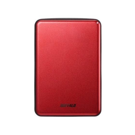 【お取り寄せ】バッファロー USB3.1アルミ&amp;薄型HDD2TBレッド HD-PUS2.0U3-RD...