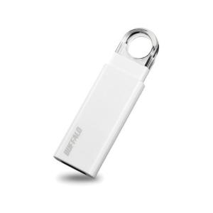 バッファロー ノックスライド USBメモリ 32GB ホワイト RUF3-KS32GA-WH｜cocodecow