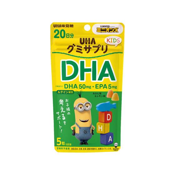 UHA味覚糖 グミサプリKIDS DHA 20日分SP ディアナチュラ サプリメント 栄養補助 健康...