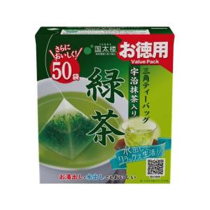 国太楼 お徳用 宇治抹茶入り緑茶 三角ティーバッグ 50P｜ココデカウ