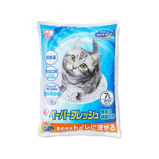 アイリスオーヤマ ペーパー フレッシュ 7L PFC-7L 猫砂 シート 猫 キャット用 ペット ト...