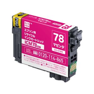 エコリカ エプソン用リサイクルインクカートリッジ Icm78 Eci E78m 最安値 価格比較 Yahoo ショッピング 口コミ 評判 からも探せる