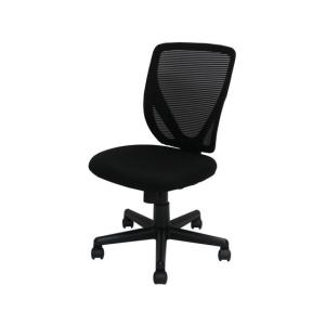 Netforce/メッシュチェア ラパン 肘なし ブラック/VTR-15