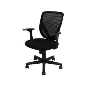 Netforce/メッシュチェア ラパン 肘付き ブラック/VTR-15AR