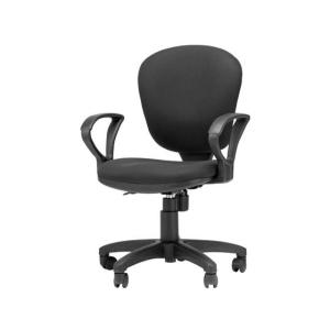 Netforce/オフィスチェア モールドウレタン 肘付 ブラック/M-501AR