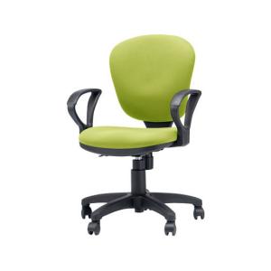 Netforce/オフィスチェア モールドウレタン 肘付 グリーン/M-501AR
