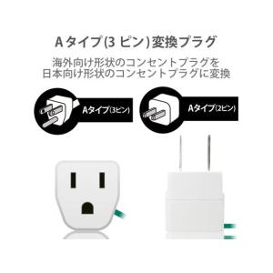 【お取り寄せ】エレコム コンセント 変換プラグ...の詳細画像1