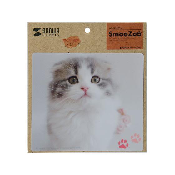 【お取り寄せ】サンワサプライ 動物マウスパッド スコティッシュフォールド MPD-215E マウスパ...