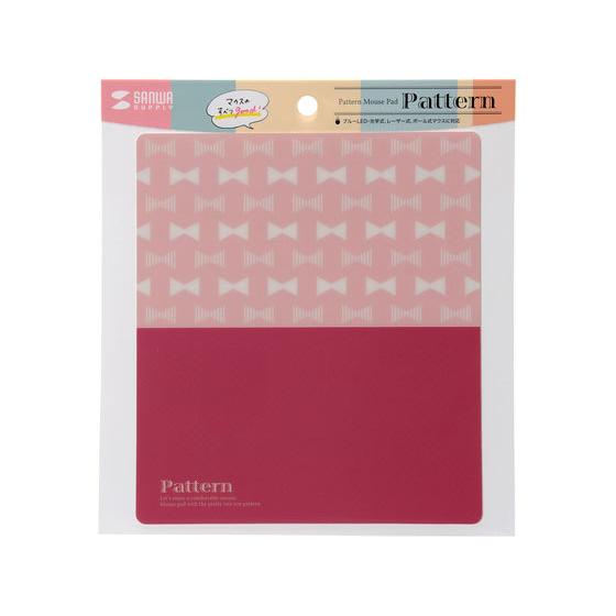 【お取り寄せ】サンワサプライ パターンマウスパッド リボン MPD-216D マウスパッド リストレ...