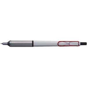 三菱鉛筆 ジェットストリーム エッジ 0.28 ホワイトレッド 黒インク 油性ボールペン ノック式