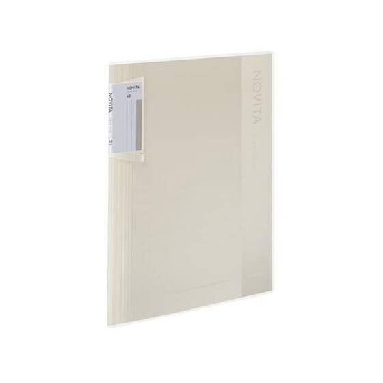 コクヨ クリヤーブック[ノビータ]A4 40ポケット 白 ラ-NV40W Ａ４ 固定式クリヤーファイ...