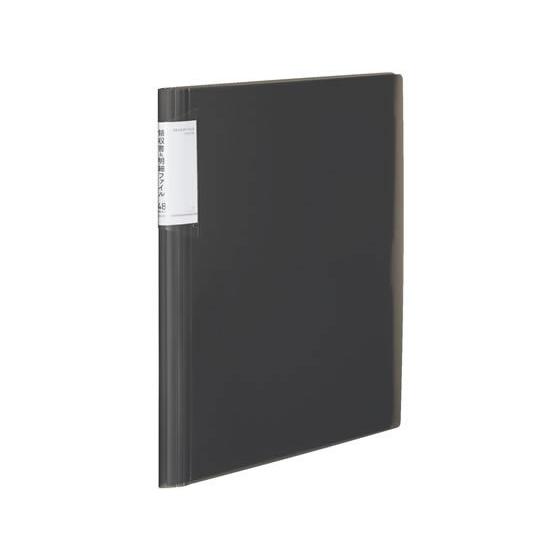 コクヨ 領収書&amp;明細ファイル[ノビータ] A4 48P 黒 ラ-NVR520D 特殊用途ポケット ク...