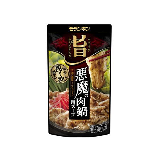 モランボン 悪魔の肉鍋用スープ 鍋の素 料理の素 調味料 油 食品
