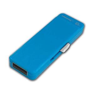 HIDISC/USB2.0メモリースライド式 8GB ブルー/HDUF127S8G2BL
