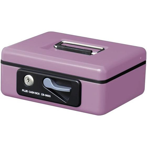 プラス 金庫 小型 手提金庫 S ピンク CB-060G 12-868 手提金庫 現金管理
