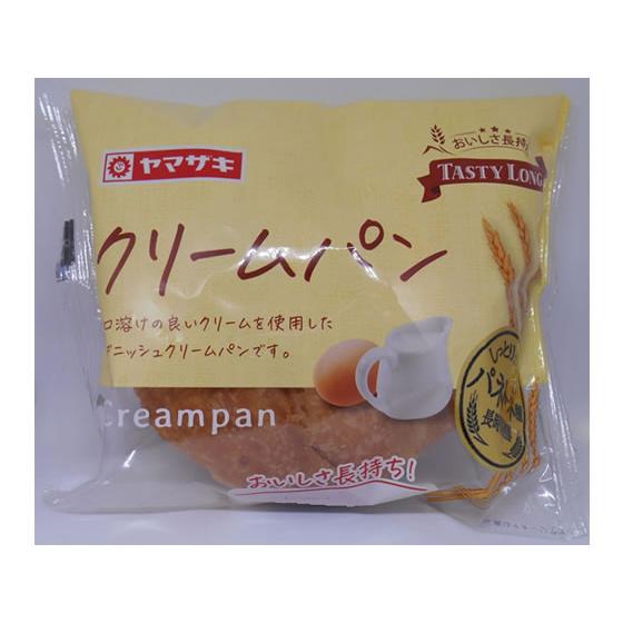 山崎製パン テイスティロング クリームパン 菓子パン パン 食材 食品