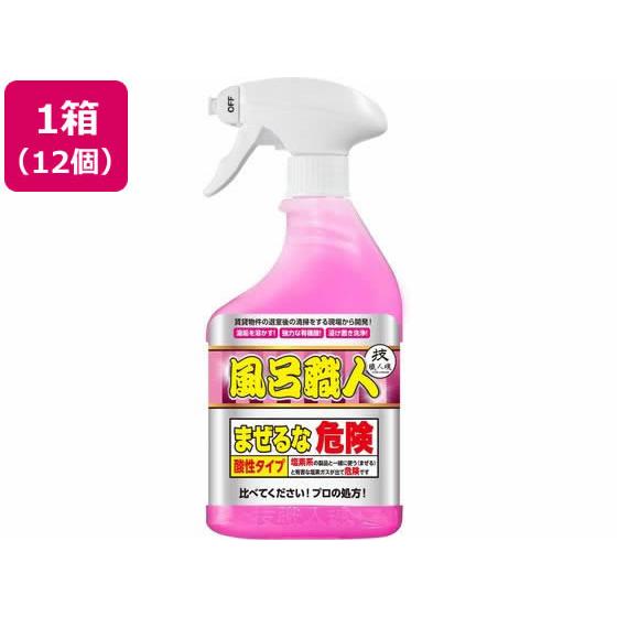 【メーカー直送】インセサミ 技職人魂シリーズ 風呂職人 500mL×12個【代引不可】 浴室用洗剤 ...