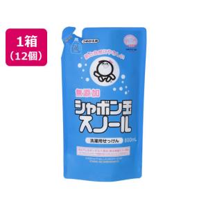 【メーカー直送】シャボン玉石けん シャボン玉スノール つめかえ用×12個【代引不可】 液体タイプ 衣料用洗剤 洗剤 清掃