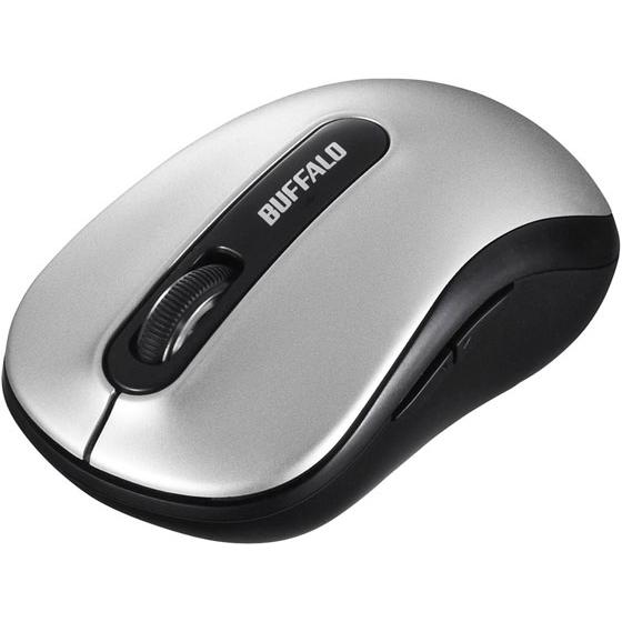 バッファロー 無線 5ボタン BlueLEDマウス シルバー BSMBW310SV マウス キーボー...