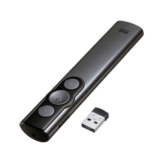 サンワサプライ パワーポインター LP-RF115GM 指示棒 レーザーポインター ＰＣ パソコン ...