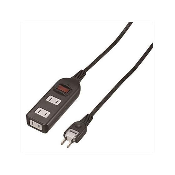 【お取り寄せ】ヤザワ タップ ノイズフィルター集中スイッチ付 3個口 黒 1m コード付き電源タップ...