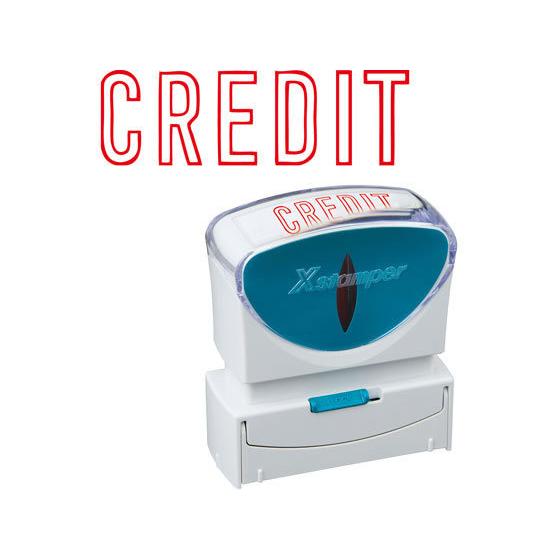 【お取り寄せ】シヤチハタ Xスタンパービジネス キャップレスB型 赤 CREDIT 事務用語 ビジネ...