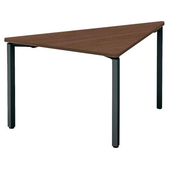 【メーカー直送】コクヨ ワークフィット 三角形 W1400D700 ブラウン×黒脚 アジャスター【代...