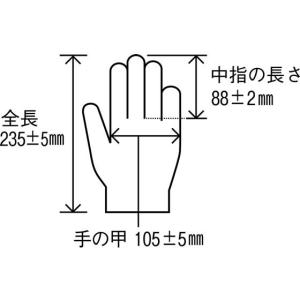 ファーストレイト PVCグローブプラス L 2...の詳細画像2