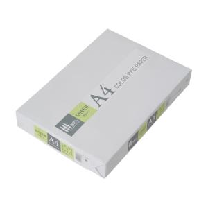 グリーン A4 カラーコピー用紙 500枚 APP